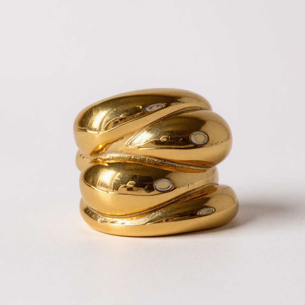 Bold Stainless Steel Statement Ring