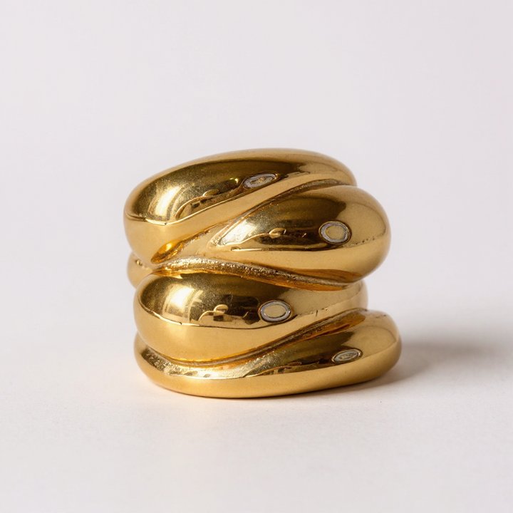 Bold Stainless Steel Statement Ring