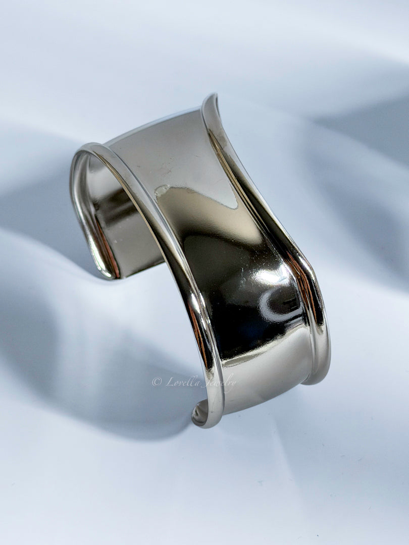 Bold Stainless Steel Cuff Bracelet