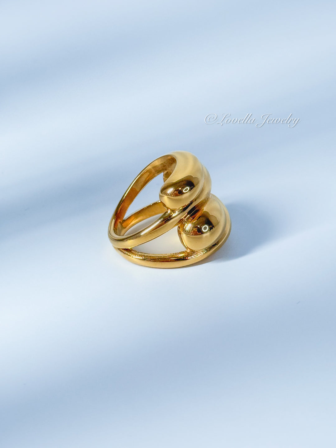 Bold Stainless Steel Statement Ring