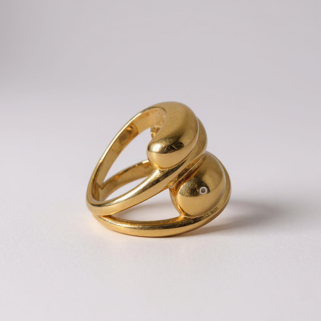 Bold Stainless Steel Statement Ring