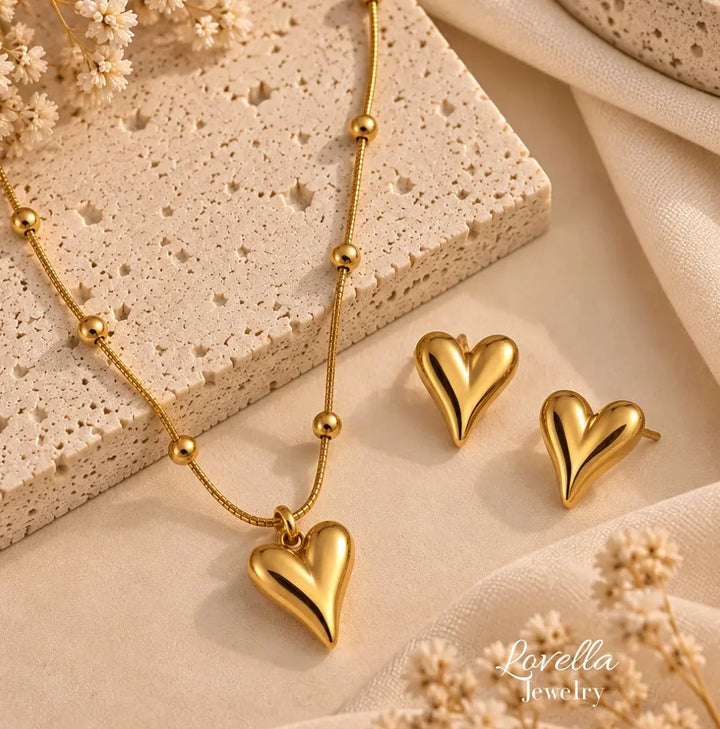 Amora Heart Jewelry Set