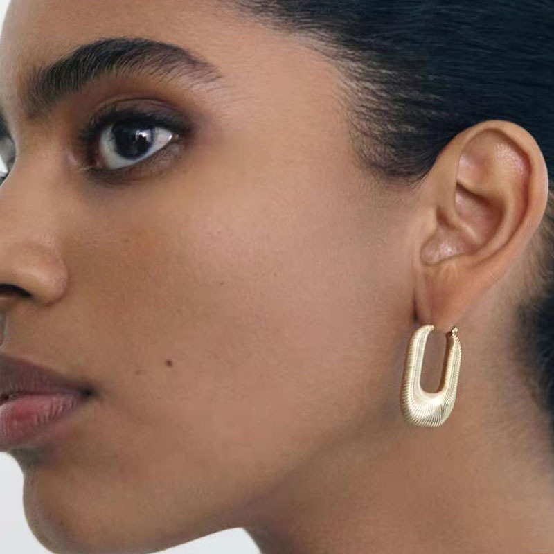 Golden U Collection - Variety Hoop Earrings Set