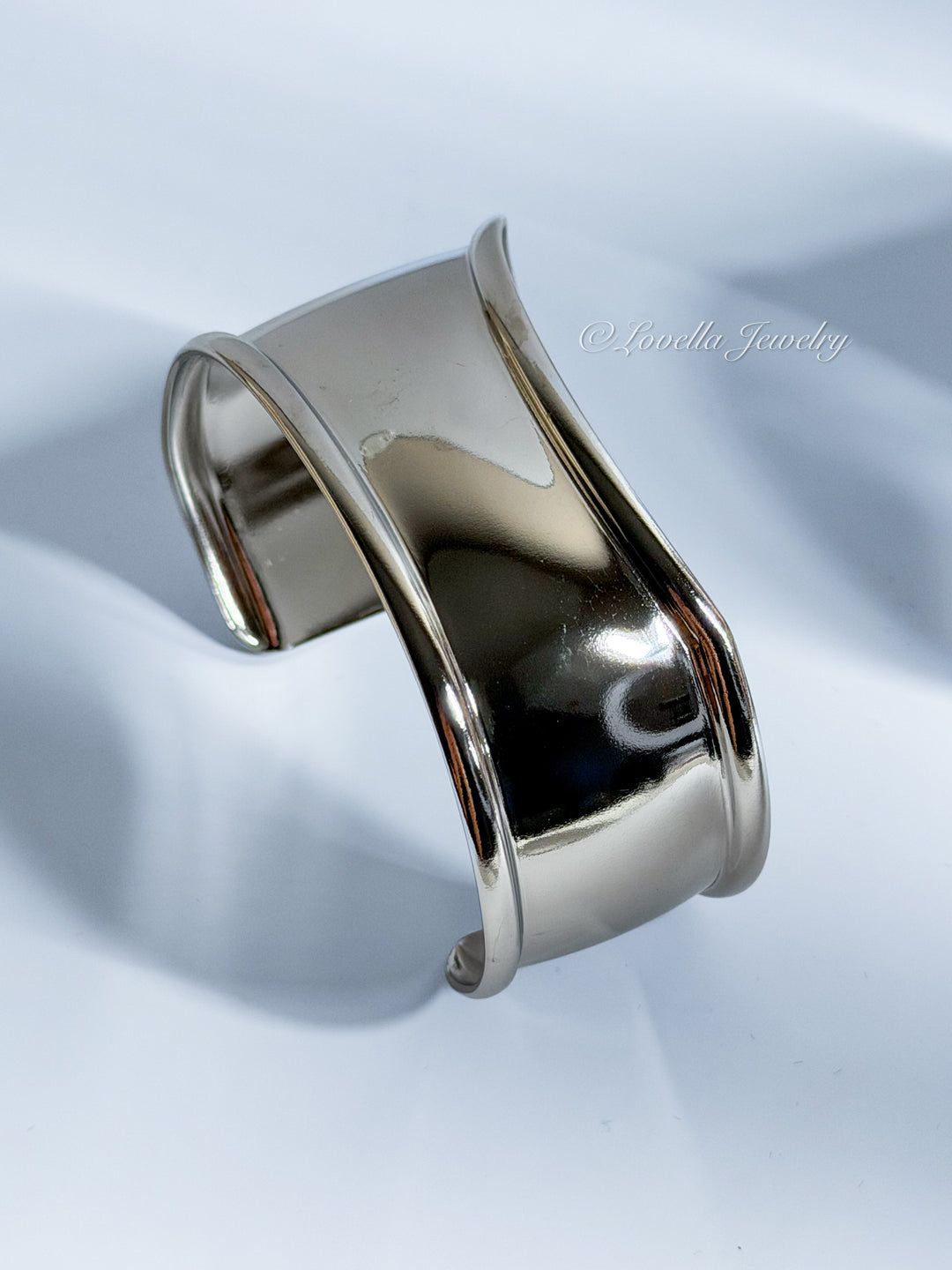 Bold Stainless Steel Cuff Bracelet