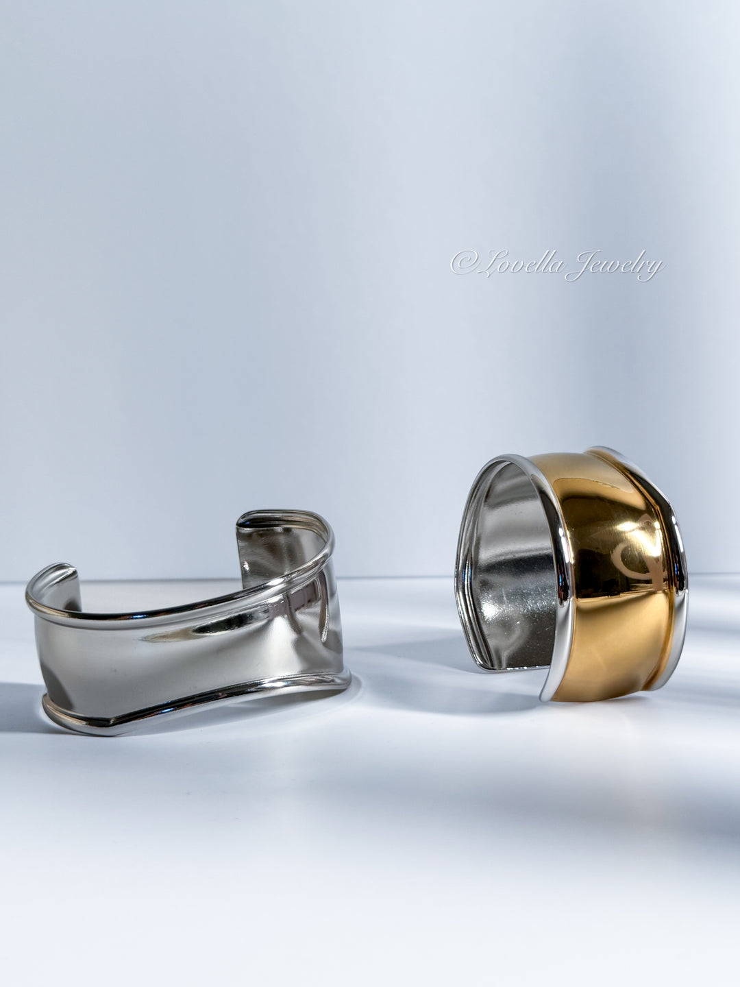 Bold Stainless Steel Cuff Bracelet