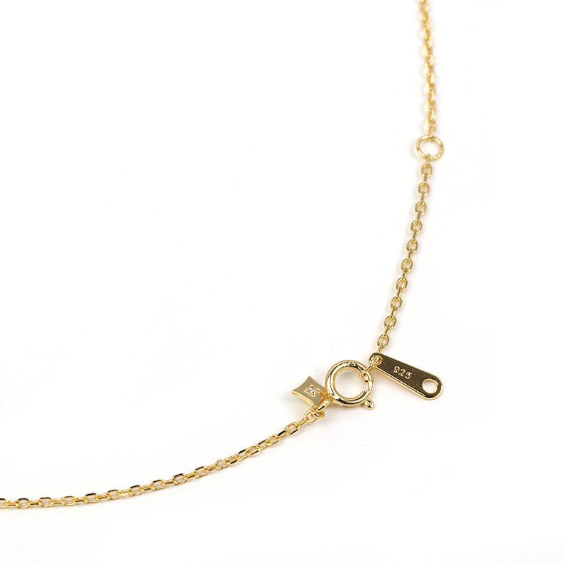 Gold-Plated Sterling Silver Celestial Charm Necklace