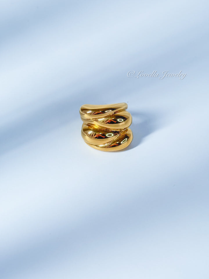 Bold Stainless Steel Statement Ring