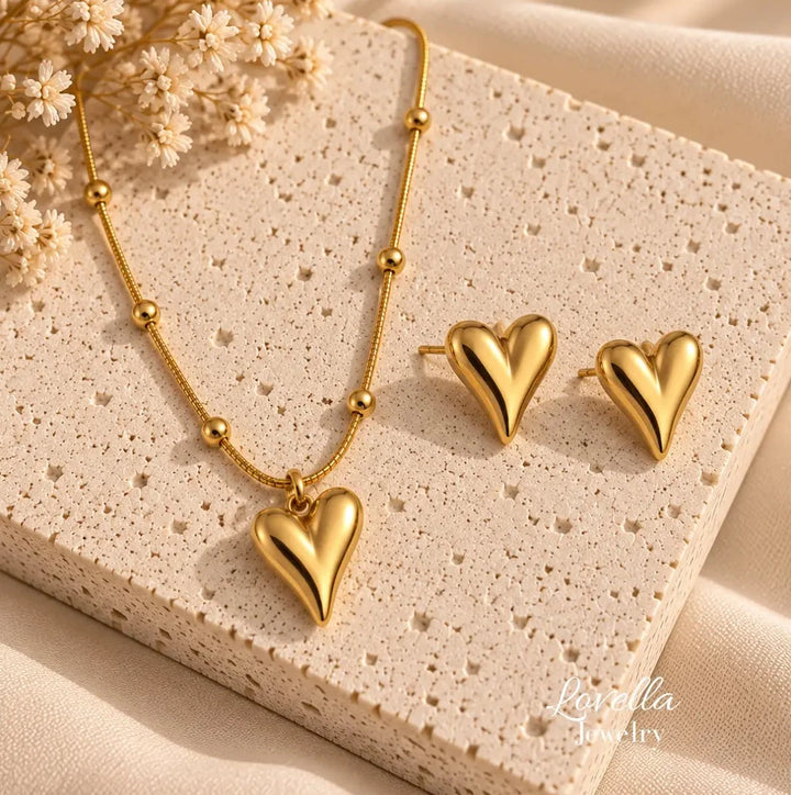 Amora Heart Jewelry Set