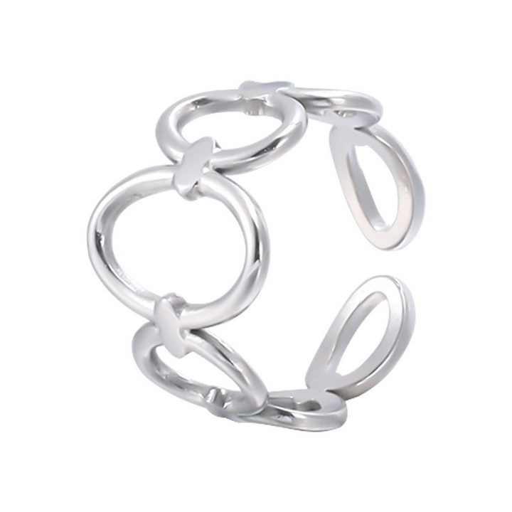 Interlocking Circles Gold Ring