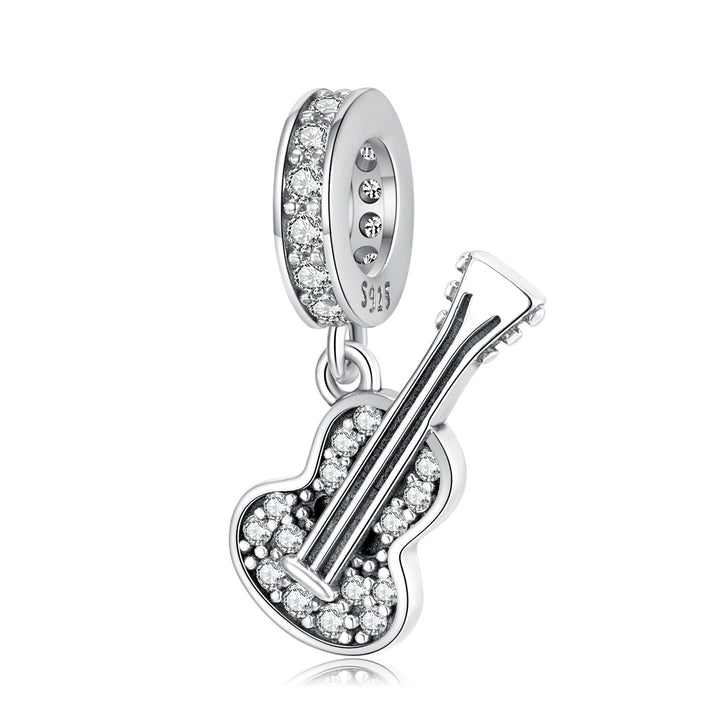 Melodic Charm Collection: Sterling Silver Music-Themed Charm Set