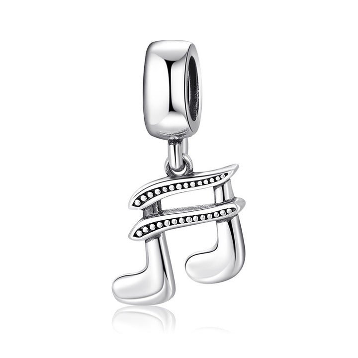 Melodic Charm Collection: Sterling Silver Music-Themed Charm Set