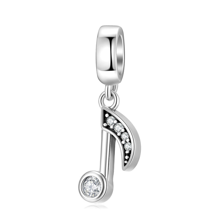 Melodic Charm Collection: Sterling Silver Music-Themed Charm Set