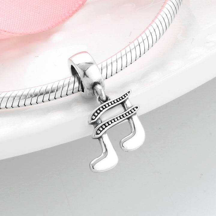 Melodic Charm Collection: Sterling Silver Music-Themed Charm Set