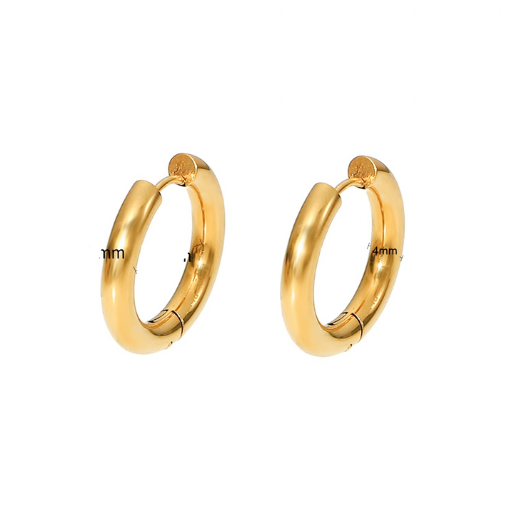 Elegant Golden Hoop Earrings