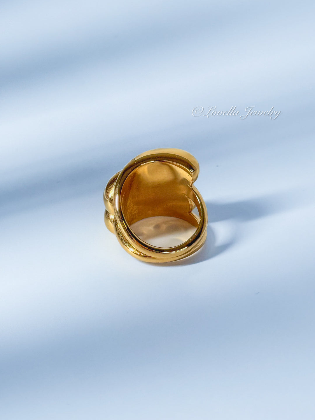 Bold Stainless Steel Statement Ring