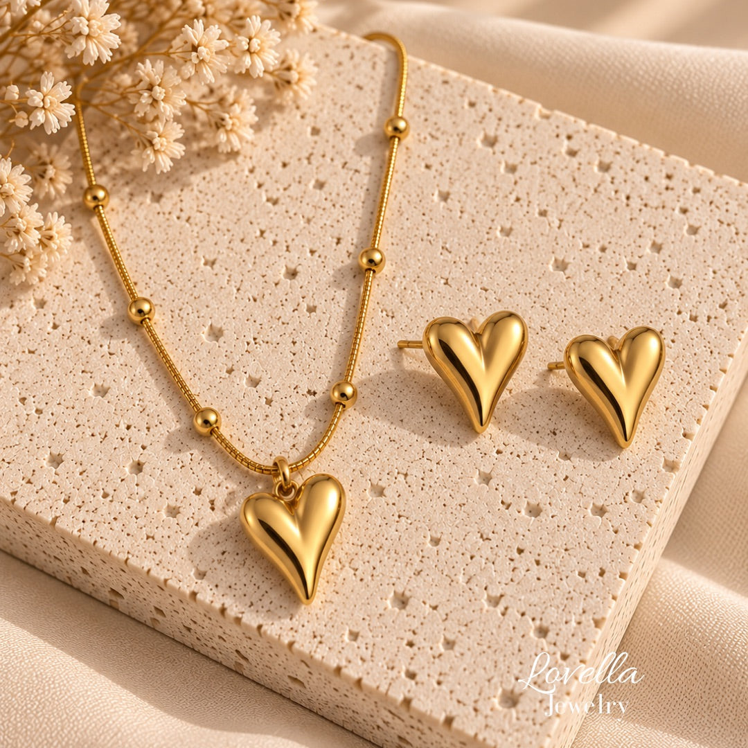 Amora Heart Jewelry Set