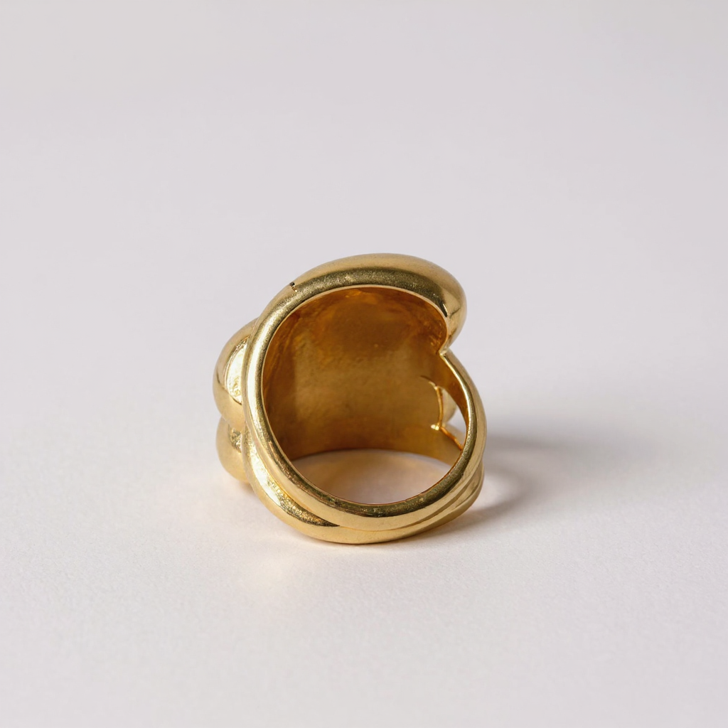 Bold Stainless Steel Statement Ring