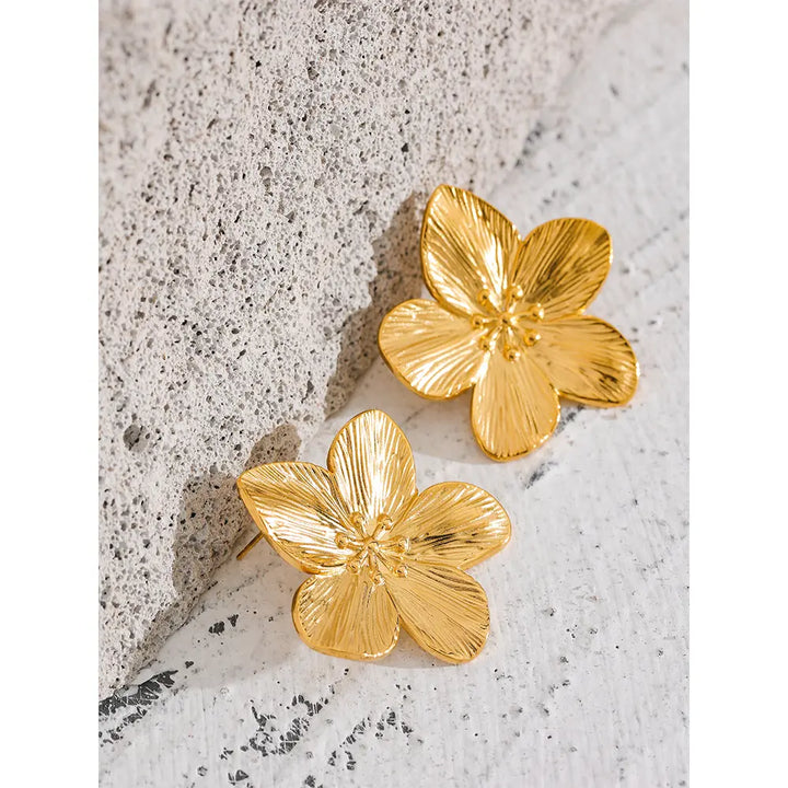 Golden Blossom Earrings