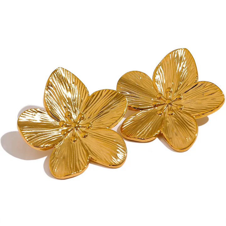 Golden Blossom Earrings