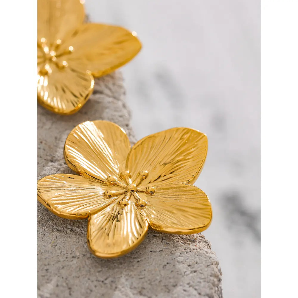 Golden Blossom Earrings