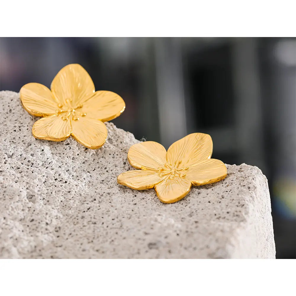 Golden Blossom Earrings