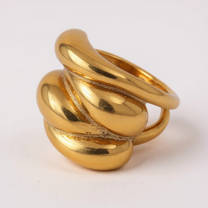 Bold Stainless Steel Statement Ring