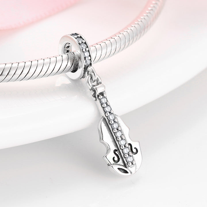 Melodic Charm Collection: Sterling Silver Music-Themed Charm Set