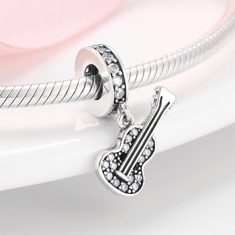 Melodic Charm Collection: Sterling Silver Music-Themed Charm Set