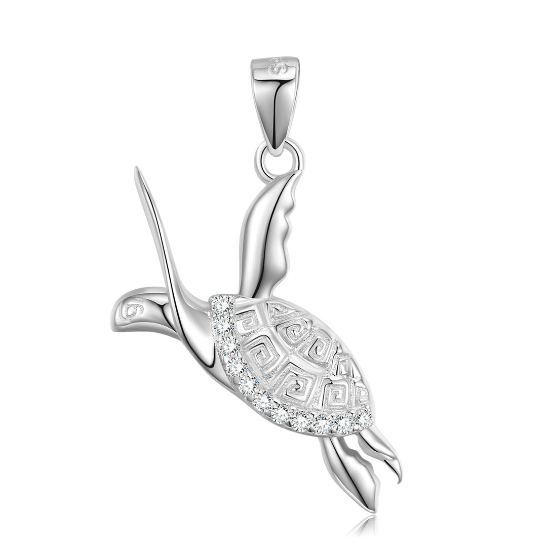 Turtle Necklace 925 Sterling Silver